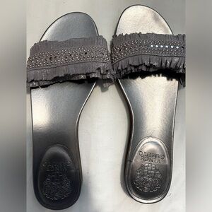 Vince Camuto silver sandals